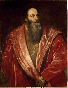 Retrato de Pietro Aretino de Tiziano Vecelli