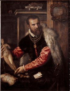 Retrato del anticuario y coleccionista Jacopo Strada de Tiziano Vecelli