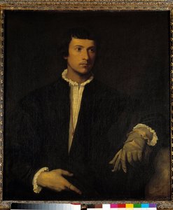 El hombre con un guante de Titian (c.1488 1576)