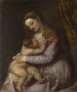 La Virgen y el Niño, c.1570-76 de Tiziano Vecelli