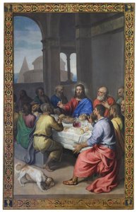 La última cena de Titian (c.1488 1576)