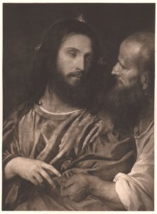 Alemán: Der Zinsgroschen El dinero del tributo de Titian