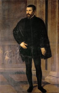 Retrato de Diego Hurtado de Mendoza y Pacheco 1503-1575, ca. 1535-1540 de Titian