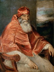 Retrato del Papa Pablo III de Titian