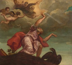 San Juan Evangelista en Patmos de Titian,