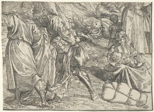 Sumersión del ejército del Faraón en el Mar Rojo de Titian
