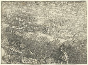 Sumersión del ejército del Faraón en el Mar Rojo de Titian