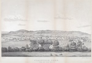 Plainville, Connecticut Desde el Suroeste de Titus H. Darrow