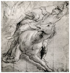 Jinete cayendo, c1565, 1937 de Tiziano Vecelli