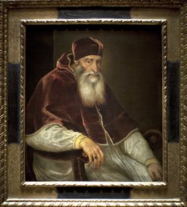Papa Pablo III (Alessandro Farnese) de Tiziano Vecelli