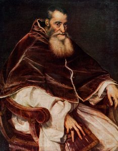 Papa Pablo III 1468-1549, 1543 1930 de Tiziano Vecelli
