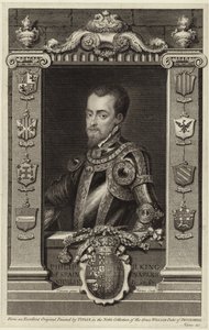 Retrato del Rey Felipe II de España de Tiziano Vecelli