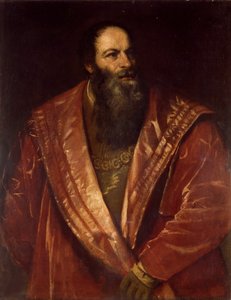 Retrato de Pietro Aretino, 1545 de Tiziano Vecelli