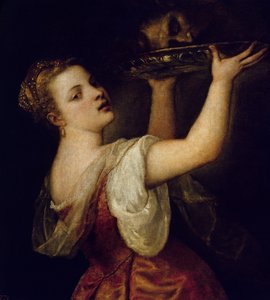 Salomé llevando la cabeza de San Juan Bautista de Tiziano Vecelli