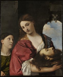 Salomé con la cabeza de Juan el Bautista de Tiziano Vecelli