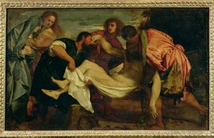 El Entierro de Cristo de Tiziano Vecelli