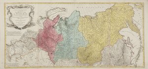 Mapa del Imperio Ruso de Tobias Conrad Lotter