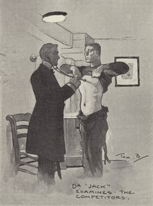El Dr. Jack examina a los competidores