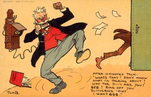 Número equivocado (cromolitografía)