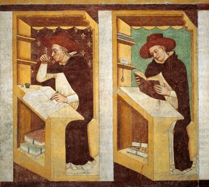 Monjes dominicos (detalle) de Tomaso da (late 15th century) Modena