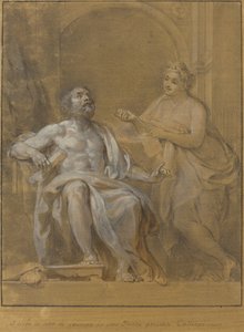 Homero y Calíope de Tommaso Conca