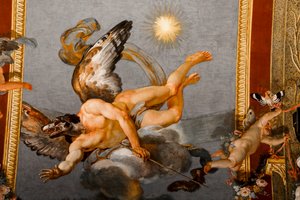 Urano como Anubis con cabeza de perro de Tommaso Conca