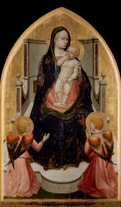Tríptico de San Giovenale: Virgen y Niño, panel central de Tommaso Masaccio