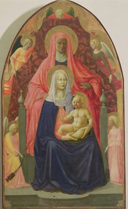 Virgen y Niño con Santa Ana, 1424 de Tommaso Masaccio
