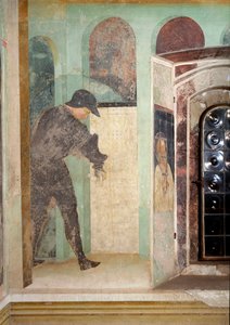 Vida de Juan el Bautista: un guardia de Tommaso Masolino da Panicale