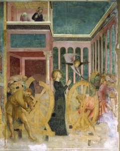 Santa Catalina rescatada por un ángel de Tommaso Masolino da Panicale