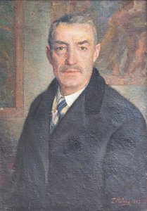 Autorretrato,1933 (pintura) de Tommaso Molari