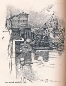 Muelle frente a Waterloo Pier, c1902 de Tony Grubhofer