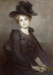 Retrato de una mujer sentada