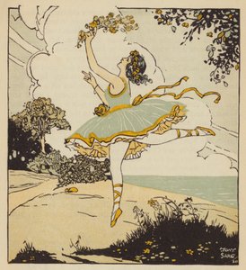 Colombina, amante de Arlequín en la Commedia dell