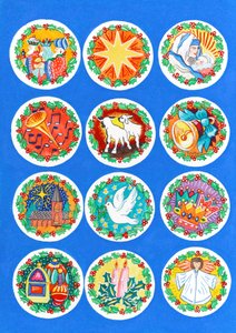 12 círculos para Navidad