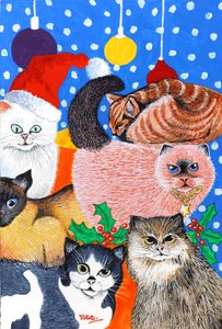 Gatos de Navidad de Tony Todd