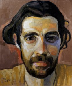 Retrato expresivo de un hombre de Tore Bahnson
