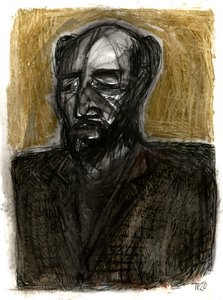 Retrato expresivo de un hombre de Tore Bahnson