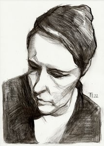Boceto de contemplación tranquila