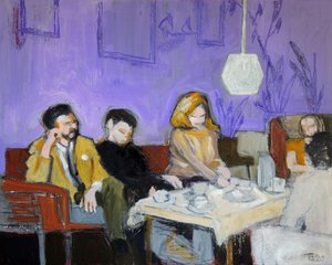 Ambiente relajado de cafetería de Tore Bahnson