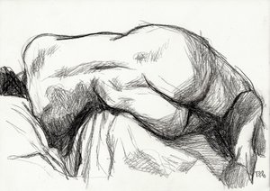 Estudio de una figura sensual de Tore Bahnson