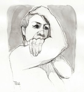Mujer en contemplación