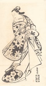 Cortesana de Torii Kiyomasu I