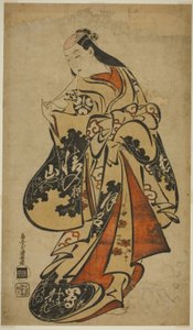 El actor Tsutsui Kichijuro de Torii Kiyomasu I