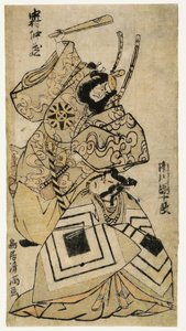 Nakamura Nakazō I e Ichikawa Danjūrō IV. Torii Kiyomitsu I. de Torii Kiyomitsu