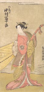El Actor Nakamura Tomijuro en el Papel de Koshizuka, ca. 1767 de Torii Kiyomitsu