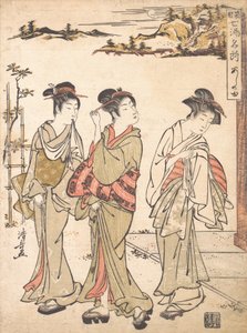Manantial de Ashinoyu en Hakone, ca. 1779 de Torii Kiyonaga