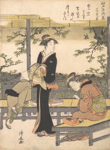 Colina Atago en Shiba de Torii Kiyonaga
