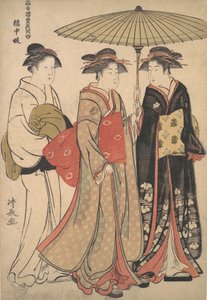 Geisha de la Calle Tachibana, ca. 1786 de Torii Kiyonaga