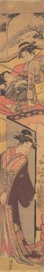 En una casa de placer, finales del siglo XVIII de Torii Kiyonaga